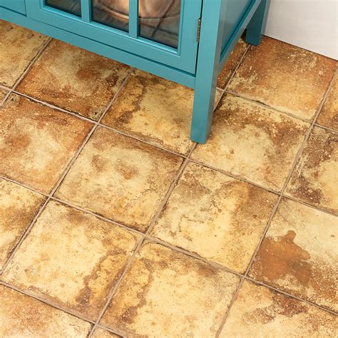 Angela Harris Dunmore Ocre 8x8 Ceramic Floor Tile | Ceramic floor tile ...