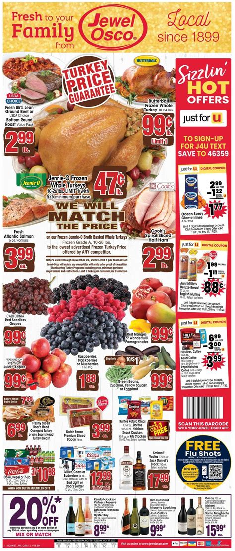 Jewel Osco Weekly Ad from November 11