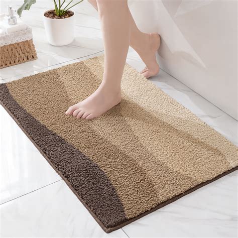 Exclusivo Mezcla Bathroom Rugs Mat 20x30, Extra Soft Non Slip Absorbent ...