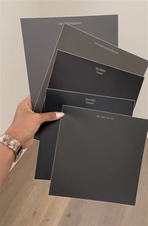 The Best Shades of Gray Paint | Shades of grey paint, Dark gray paint ...