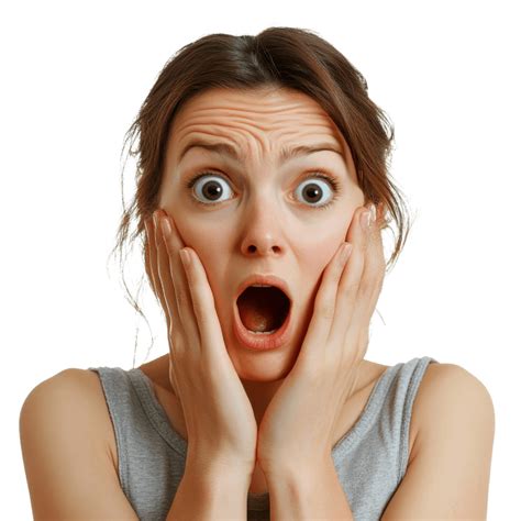 Scared Face PNGs for Free Download