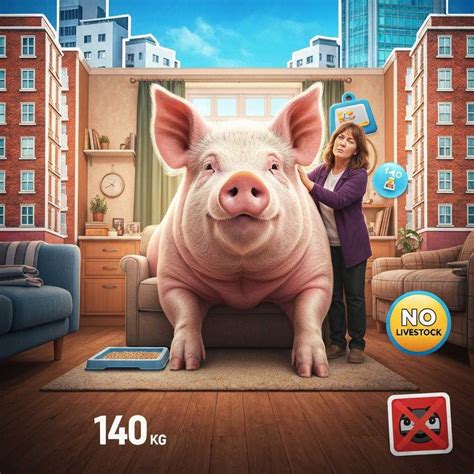 Princess, la Cerda Inquilina: El Gigante de 140 Kilos que Desata la ...