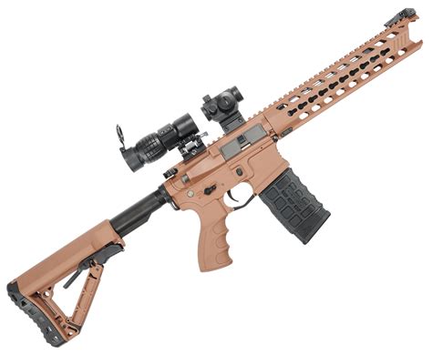 Страйкбольный автомат G&G GC16 Predator Coyote Brown (6 мм, металл, AR ...