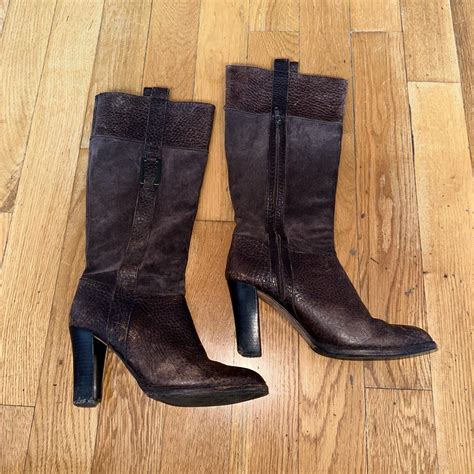 Banana Republic Womens Leather Boots sz 6 - Depop