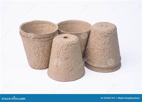 Recycled Paper Plant Pots stock image. Image of multiple - 335961101
