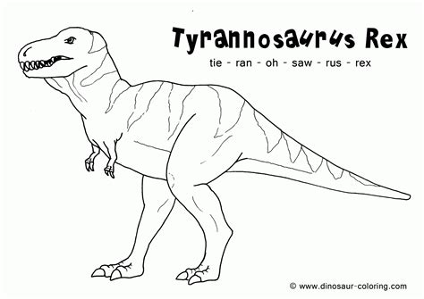 Kids Trex Coloring Pages - Coloring Home
