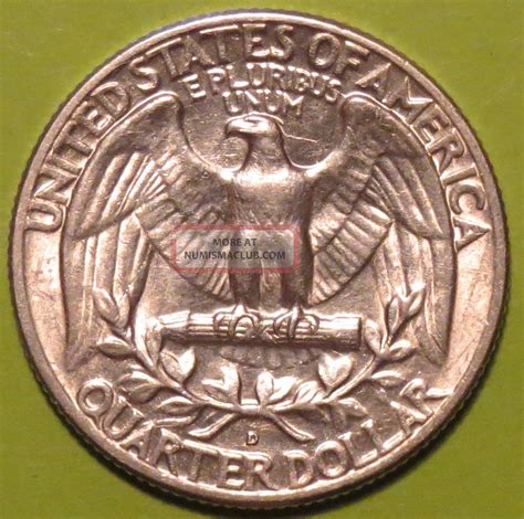 1959 D Silver Quarter Dollar)) )