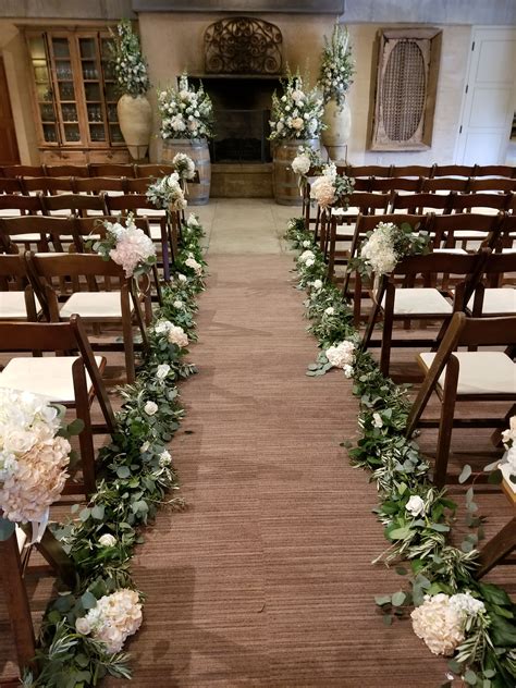 Indoor Simple Indoor Wedding Aisle Decorations