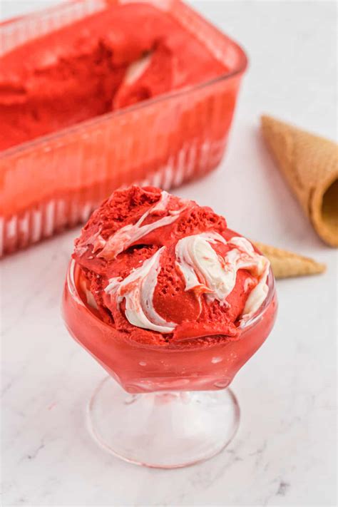 Red Ice Cream Homemade Red Velvet Ice Cream Healthy Life Trainer