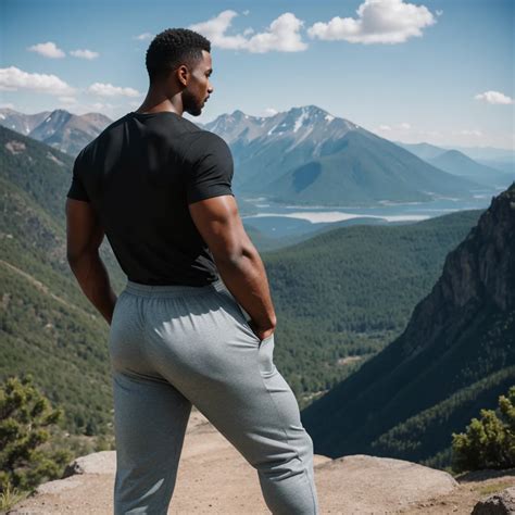 Handsome sexy black man, from the back, big booty, skinny, he about 25 ...