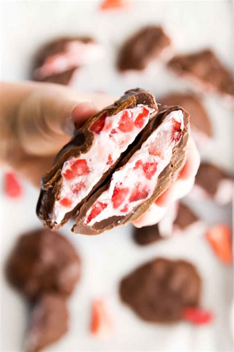 Frozen Strawberry Yogurt Bites - Healthy Little Foodies