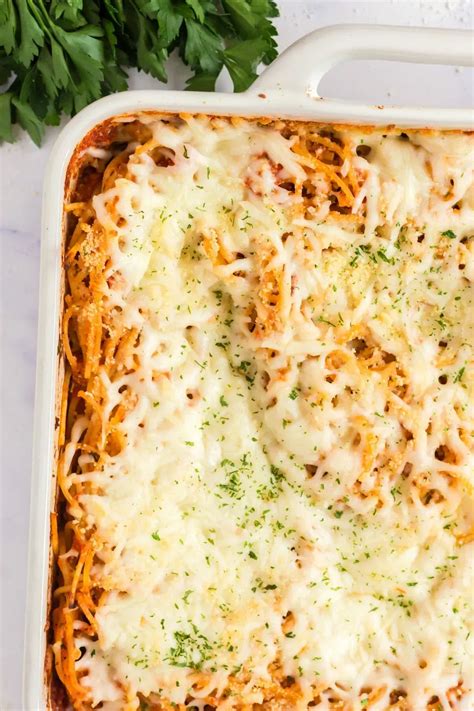 Cheesy baked pasta with creamy meat sauce – Artofit