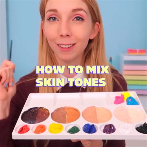 I Teach You How To Mix Skin Tones! 🦒🖌 | I Teach You How To Mix Skin ...