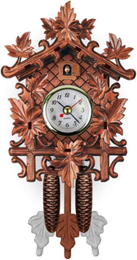 Orologio A Cucù Da Parete ZYNCUE In ABS, Con Pendolo E Canto Regolabile, Alimentato A Batterie - Design Moderno, Colore Bianco