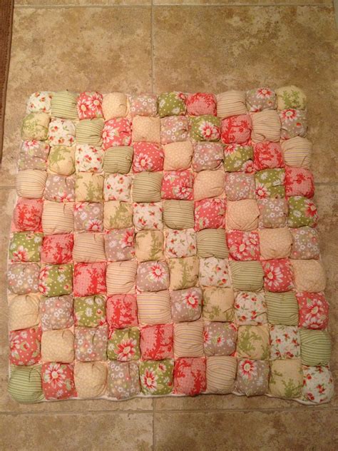 How To Make A Puff Baby Quilt at Stefanie Norton blog