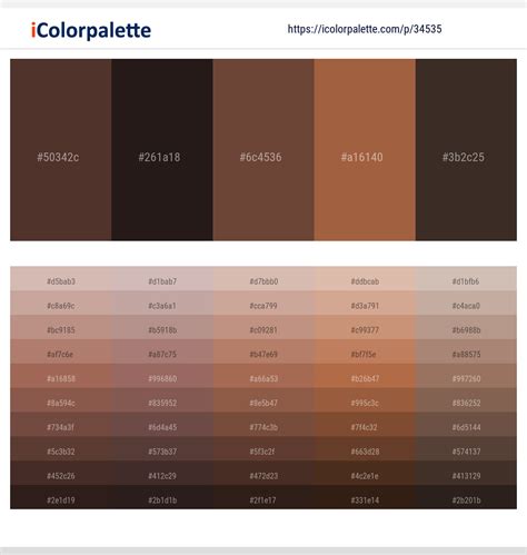 2 Latest Color Schemes with Cocoa Brown And Sepia Skin Color tone ...