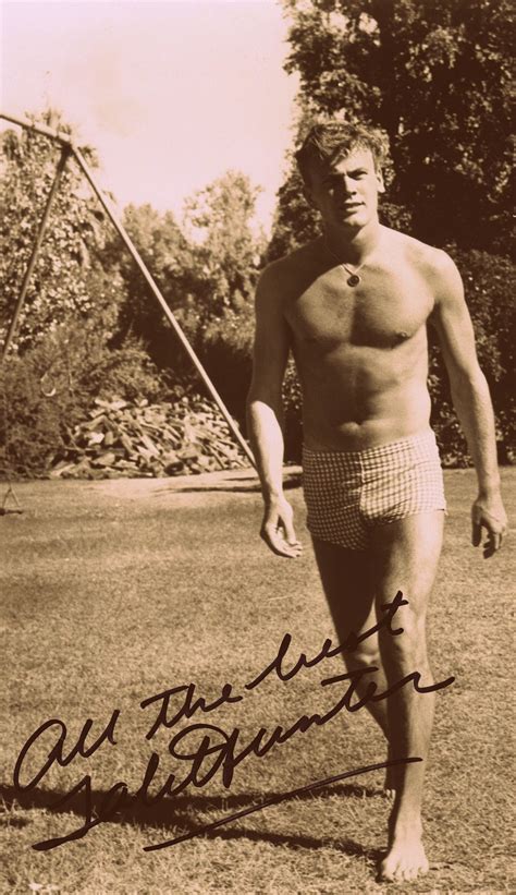TAB HUNTER shirtless actor hand signed original autographed photo ...