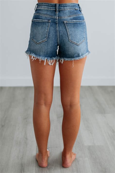 Venice Risen Shorts - Dark Wash - Wild Oak Boutique