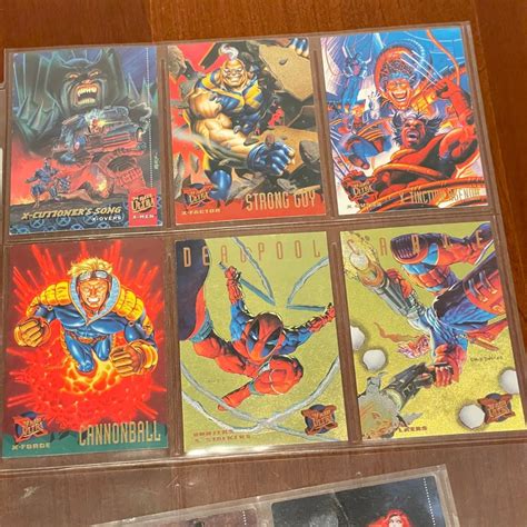 1994-95 Fleer Ultra Marvel Cards incl Deadpool & Cable (LR-SS ...