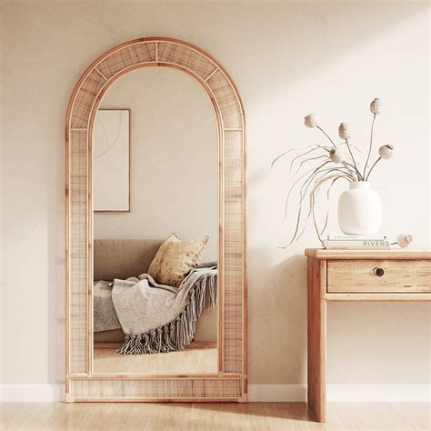Mirrors You'll Love | Wayfair | Home decor brands, Rattan mirror, Floor ...