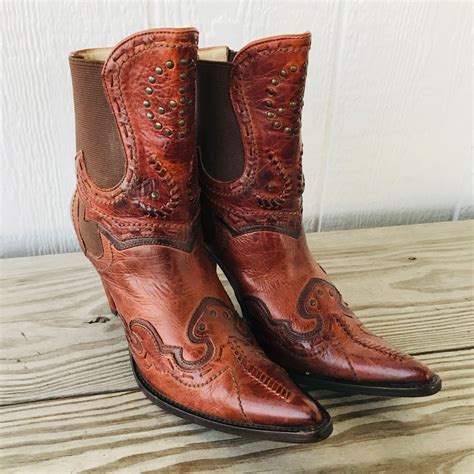 Other Charlie 1 Horse High Heel Womens Leather Ankle Boots US 6.5 | Grailed