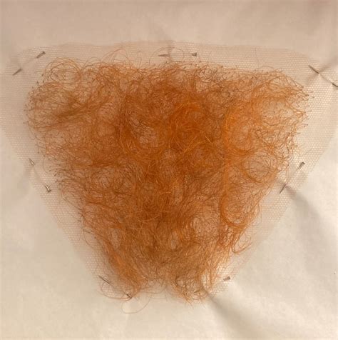 Professional Quality Fine Lace Ginger / Pubic Wig / Merkin for Film ...