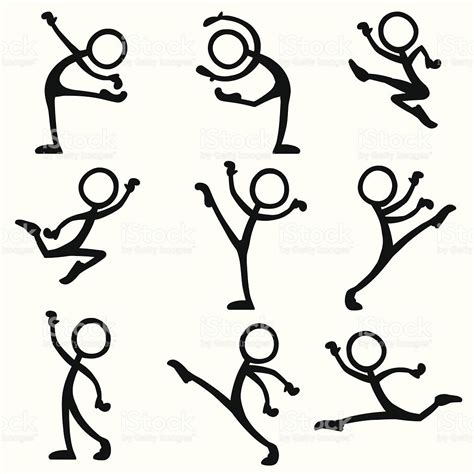 Stick Figure People Dance Ballet royalty free stick figure people dance ...