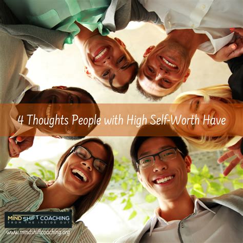 4 Thoughts People with High Self-Worth Have - Mind Shift Coaching