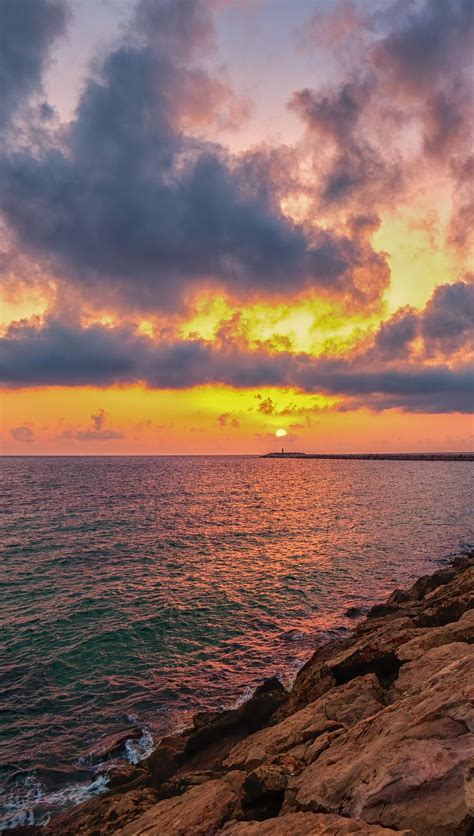 Atardecer en la playa Fondo de pantalla 4k HD ID:11264