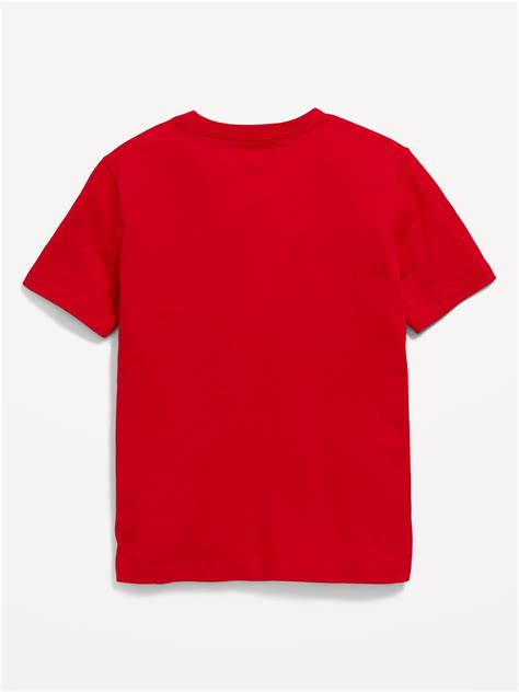 Plain Red Shirt Front And Back