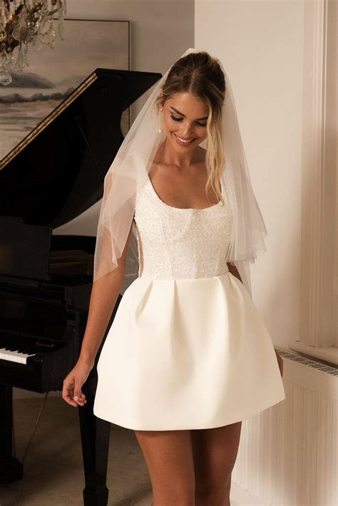 Bridal Mini Dresses | Short Wedding Dresses | Noodz Boutique