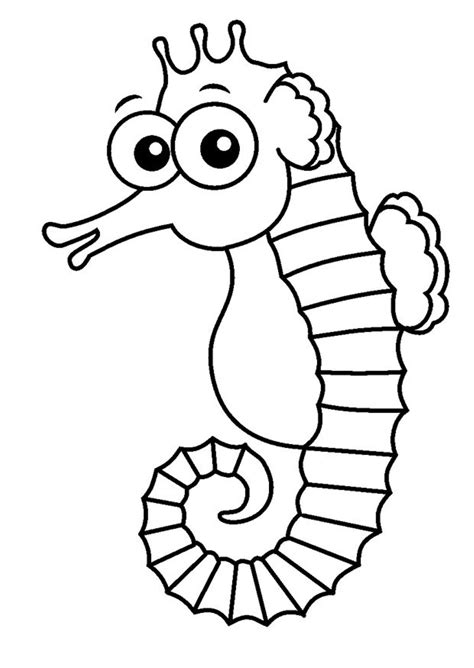 Seahorse Coloring Pages To Print at GetDrawings | Free download
