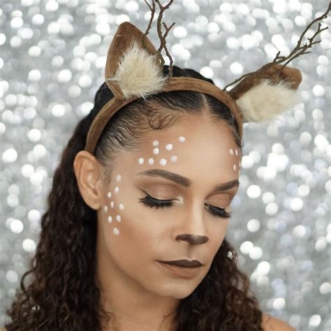 The Deer Makeup Look You Need To Try For Halloween This Year | Deer ...