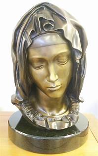 See related image detail. Authentic "Madonna La Della Pieta" Michelangelo Bronze Virgin Mary ...