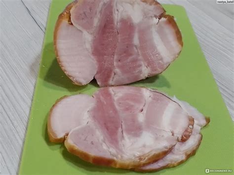 Мясной продукт из свинины копчено-вареный Птицефабрика Зеленецкая Рулет ...