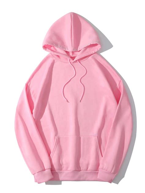 Baby Pink Casual Long Sleeve Polyester Plain Pullovers Embellished ...