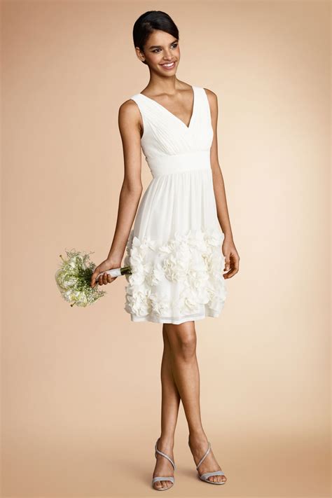 Buy little white dresses for brides cheap online