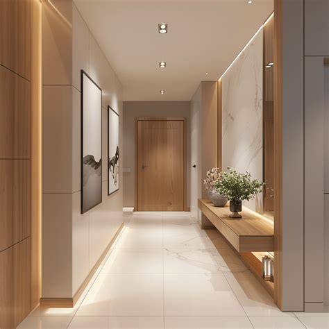 42 Jaw Dropping Modern Hallways You Have To See - Edward George | Modern hallway design, Hallway ...