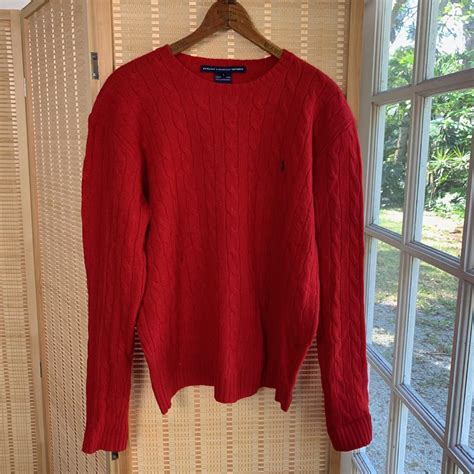 Men's Red Jumper | Depop
