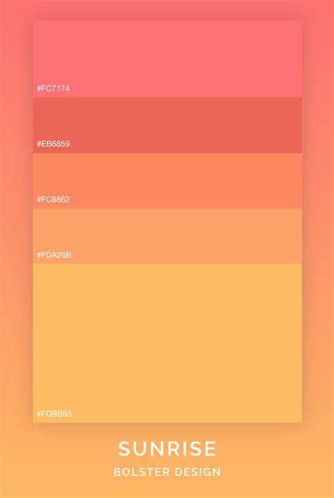 Vibrant Sunrise Color Palette