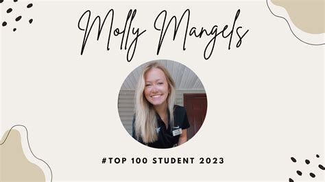 Top 100 Students Profile: Molly Mangels