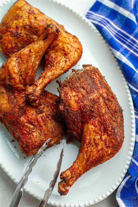 Smoked Chicken Leg Quarters - Kenneth Temple