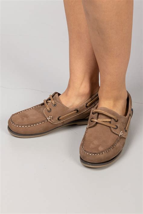 Ladies Leather Deck Shoes UK | Womens Lace Up Deck Shoes | Rydale