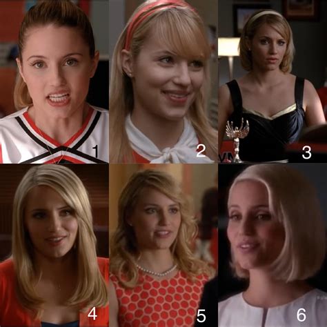 Quinn Fabray in every season of Glee : r/glee