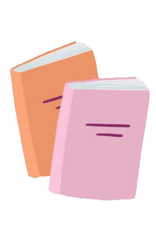 two books sitting next to each other on top of a white surface, one ...