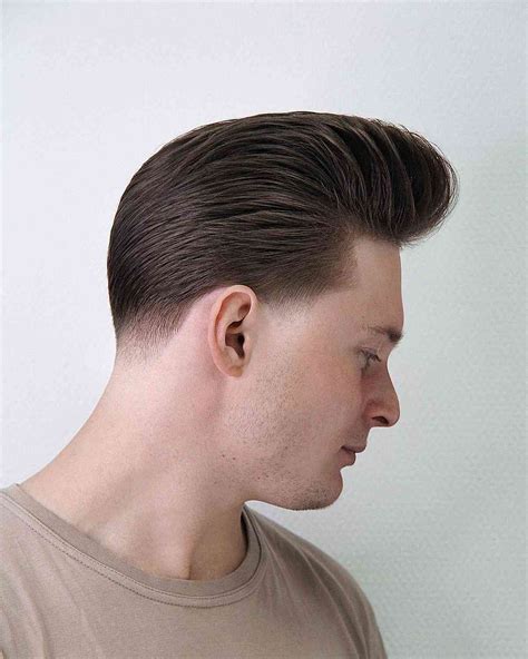 Modern Pompadour Men Hair