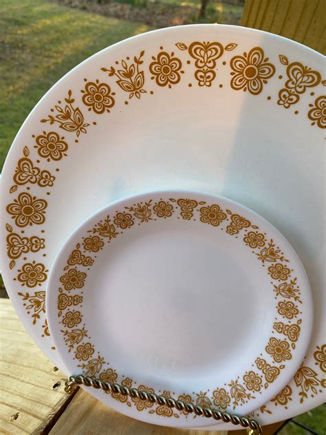Corelle Golden Butterfly Dinnerware 11-piece Set Dinner Plate Salad ...