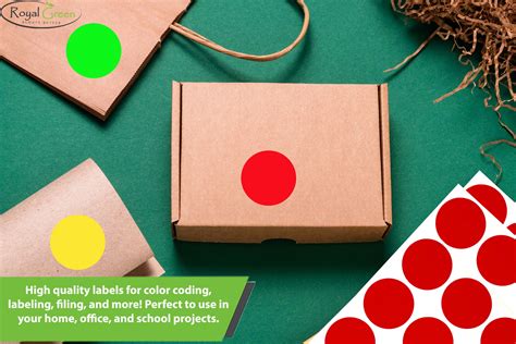 Dot stickers 1.5 inch colors 38mm – Royal Green Market