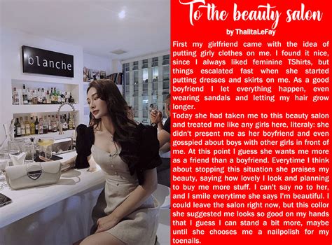 To the beauty salon - TG Caption by ThalitaLeFay on DeviantArt