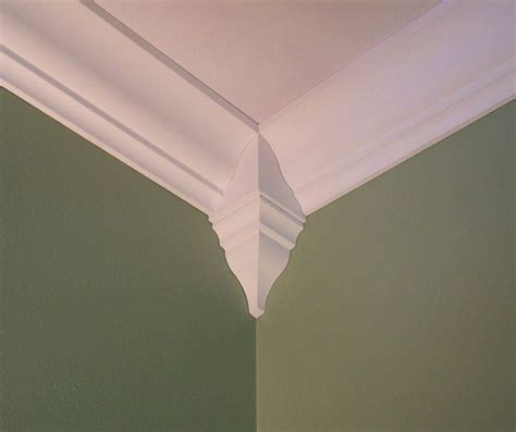 Crown Molding Corner Blocks Fits 5 1/4" Molding. (package of 4 White ...